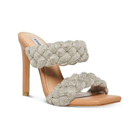 Steve Madden Womens Kenley Slip On Open Toe Dress Sandals