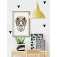 thumbnail image 3 of Marmont Hill Butterfly Skull Framed Painting Print, 3 of 6