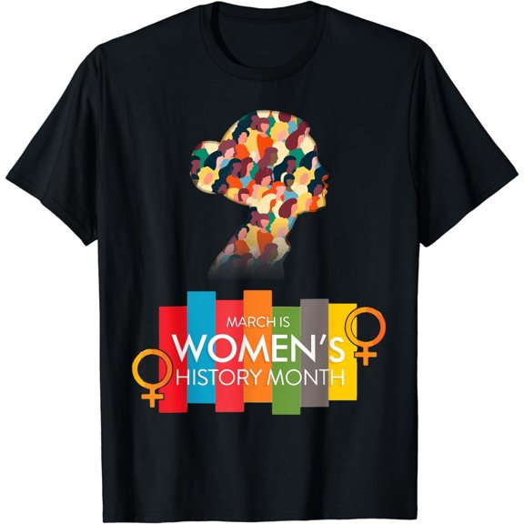 National Women's History Month 2024 Man and Woman T-Shirt