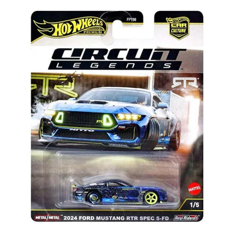 Hot Wheels Circuit Legends Die-Cast Cars Collection, 5-Pack Racing
