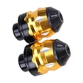 thumbnail image 4 of CNC Moto avant Fourche Tasse Protection Curseurs Cadre Slider Crash Guard Protector Doré, 4 of 8