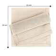 thumbnail image 5 of Ruvanti Premium Linen Napkins Set of 12-20x20 Inch, Classic Hemstitch, Mitered Corner Cloth Napkins - Soft, Elegant Dinner Napkins Cloth Washable for Weddings, Parties, Everyday Use - Natural, 5 of 8