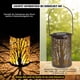 thumbnail image 3 of Eyfqtcs Lámpara Colgante Al Aire Libre Impermeable De La Luz De La Linterna Led Solar De La Hoja De Arce Hueco, 3 of 9