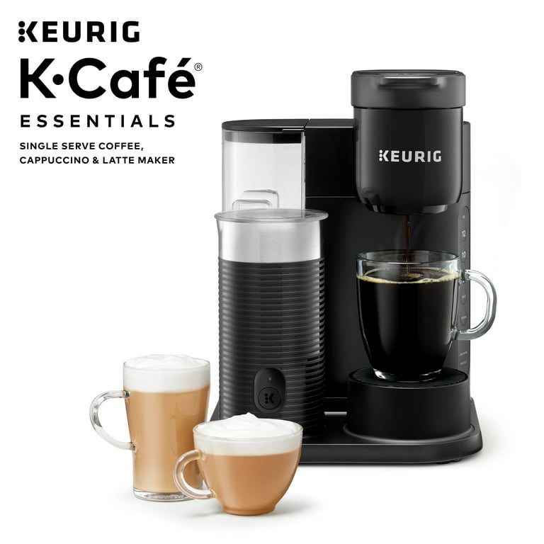 Keurig K-Café Essentials Single Serve K-Cup Pod Coffee Maker, Black 