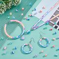 thumbnail image 2 of 80G 8 Colors Handmade Polymer Clay Beads Column Mixed Color 5x3.5~7mm Hole: 1.8mm 10g/color for DIY, 2 of 7