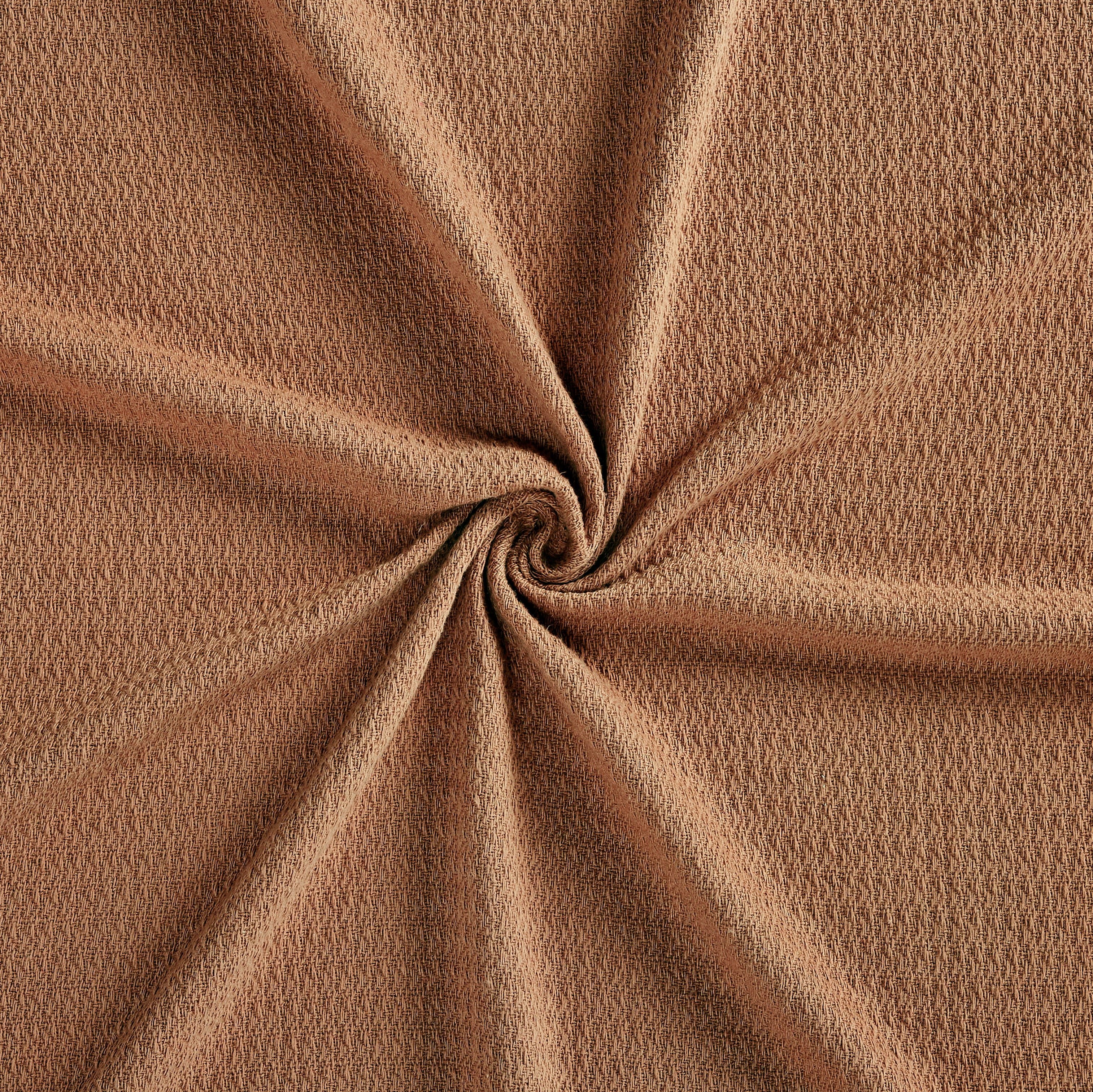 Superior Waffle Weave Cotton Blanket, Throw Size, Camel