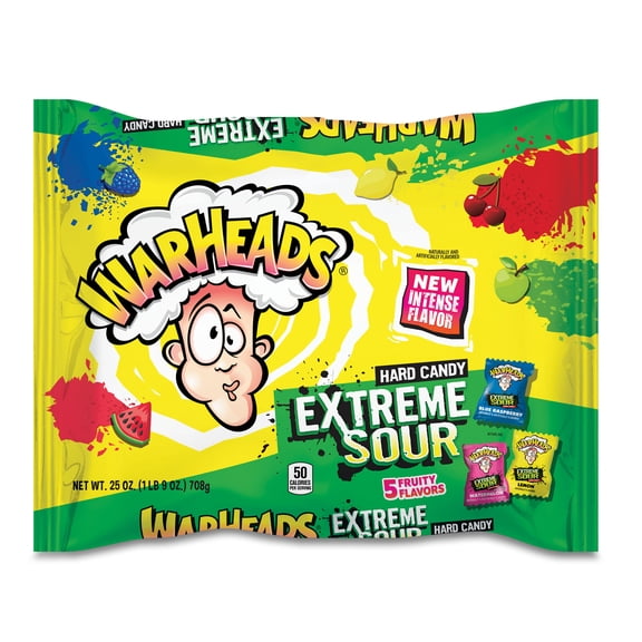 WARHEADS Extreme Sour Hard Candy, 175 pc