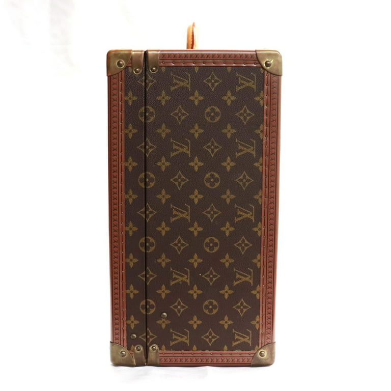 Authenticated Used Louis Vuitton Cotoville 40 Monogram Trunk Hard Case  Attache Brown Gold Metal Fittings M21424 LOUIS VUITTON 