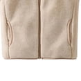 thumbnail image 4 of XUNKUSGA Boys Girls Polar Fleece Vest Casual Solid Color Stand Collar Full Zip Sleeveless Fleece Jacket Kids Lightweight Warm Fall Winter Layering Outerwear for Kids Toddler,Size 6-7 Years, 4 of 6