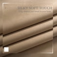 thumbnail image 3 of Velvet Curtains 84 inches Long Soft Velvet Curtains Grommet Velvet Thermal Insulated Curtains Window Treatment for Bedroom Light Filtering Velvet Curtains Set of 2 Panels, 3 of 7