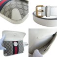 thumbnail image 4 of Pre-Owned GUCCI Waist Bag Belt Ophidia GG Supreme Canvas Leather Beige Brown... (Good), 4 of 5