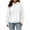04-White, variant on Diufon Women's Plus Size Hoodies Fall Casual Loose Tops Long Sleeve Sweatshirt with Pockets