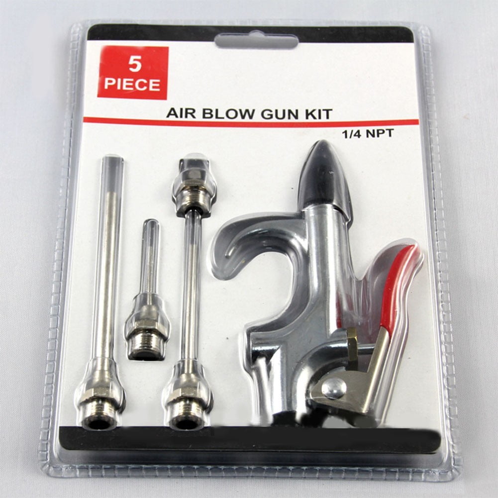 1/4" NPT Air Compressor Blow Kit Small Blower Dust Removing Gun Tool Nozzle 
