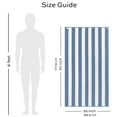 thumbnail image 3 of White Classic Luxury Cabana Stripe Cotton Beach Towels, Light Blue, 35 x 70, 2 Pack, 3 of 6