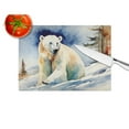 thumbnail image 3 of Polar Bear Glass Cutting Board Large 12 in x 15 in, 3 of 5
