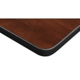 thumbnail image 4 of Regency Kobe 72 x 24 in. Flip-Top Privacy Nesting Table- Cherry, 2 Zeng Stack Chairs- Blue, 4 of 8