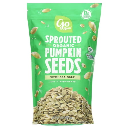 Go Raw Pumpkin Seeds with Sea Salt, Sprouted & Organic, 22 Ounce Bag