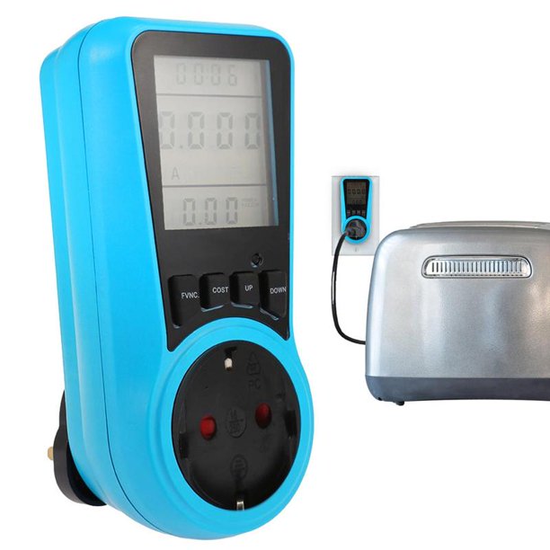 Watt Meter Plug Electricity Usage Monitor Measure Appliance Energy Use