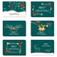 thumbnail image 1 of Tarjetas navideñas con sobres, varios diseños florales con pan de oro, para enviar a amigos, familiares y seres queridos., 1 of 5