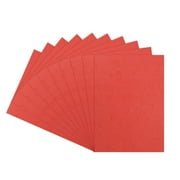 100Pcs Leather Texture Paper Binding Covers, Binding Presentation Covers, 8.5x11.5 Inches, 8 Mil 65 Lb, Red