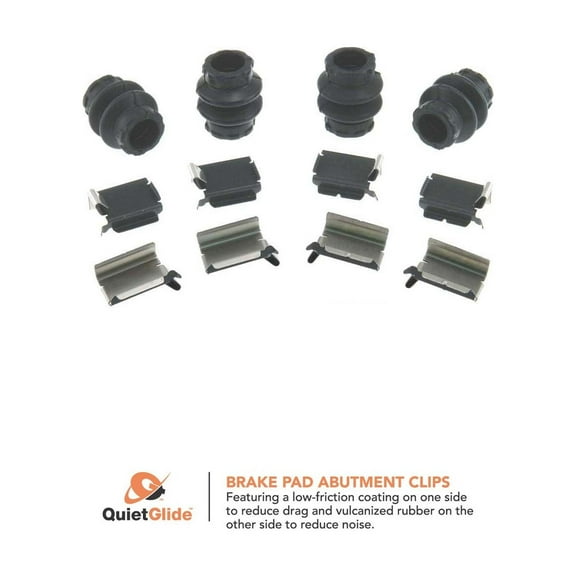 BRAKE HARDWARE KIT WITH QUIET CLIP