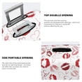 thumbnail image 3 of Susaid Red Lips Print Elastic Washable Suitcase Cover with Hidden Zipper, Fits 18-32 Inch Luggage for Protection During Travel-Medium, 3 of 7