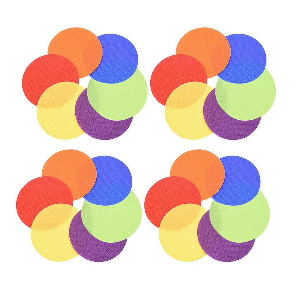 24pcs-colorful-circular-stickers-carpet-positioning-mark-stickers-kids