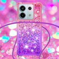 thumbnail image 4 of Funda para Xiaomi Redmi Note 13 Pro 5G Brillantina Líquida Divertida Reluciente y con Cristales en Movimiento Cuerpo Cruzado con Cordón Ajustable, 4 of 5