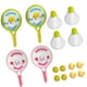 thumbnail image 1 of Juego de raquetas de bádminton para niños de 2 piezas, raqueta para exteriores con pelota y volante, juguete interactivo, volantes de bádminton para n Contiene 12 bolas, 1 of 8