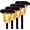 Yellow, variant on Magicorange 4 Pack Solar Torch Lights with Flickering Flame, Waterproof Outdoor Garden Light for Christmas, Garden, Landscape, Path, Yard, Patio