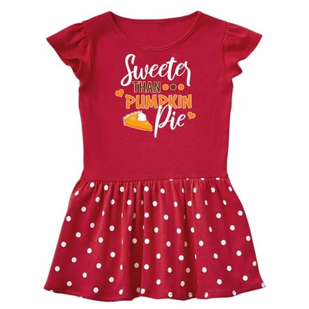 

Inktastic Thanksgiving Sweeter Than Pumpkin Pie Gift Baby Girl Dress