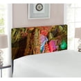 thumbnail image 2 of Natural Cave Headboard, Colorful Geological Cistern Rainwater Harvest Luminous Reflections Picture, Upholstered Decorative Metal Bed Headboard with Memory Foam, Twin Size, Multicolor, by Ambesonne, 2 of 4