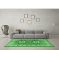 thumbnail image 3 of Ahgly Company Indoor Rectangle Geometric Emerald Green Traditional Area Rugs, 8' x 10', 3 of 4