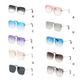 thumbnail image 2 of Gafas de Sol Qarigey Cuadradas Mujer Colorida Resina Estilo Simple Tipo 3 NO3, 2 of 6
