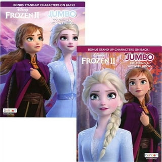 2PC Disney Princesses Coloring Book Jumbo Activity Pad Books Kids Children  Girls 