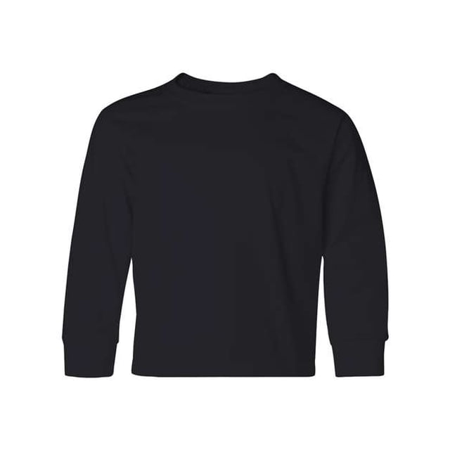 Jerzees Jóvenes 5.6 oz. Camiseta de manga larga DRI-POWER ACTIVE L NEGRO Jerzees 29BLR