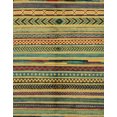 thumbnail image 1 of Ahgly Company Indoor Rectangle Abstract Dark Brown Oriental Area Rugs, 7' x 9', 1 of 6