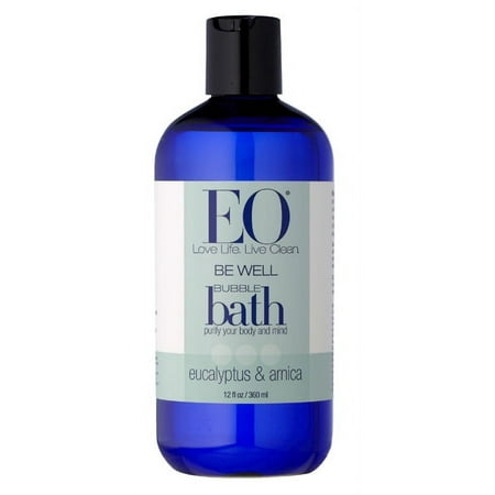 EO Bubble Bath, Eucalyptus & Amica, 12 Fl Oz