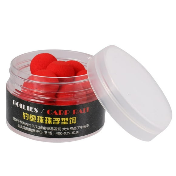 17mm Boilies Floating Ball Beads Feeder Baits Strawberry Flavor