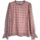 thumbnail image 4 of Blusa de gasa para mujer Camisas de cuello con volantes de manga larga Tops casuales de otoño, 4 of 4