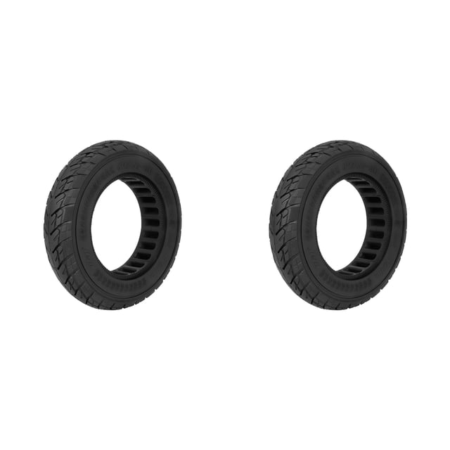 2X Neumático Sólido Todoterreno de 8,5 Pulgadas 8,5x2 para Scooter 9 9+ ZERO 9, Piezas de Neumáticos Resistentes Al Desgaste y A Prueba de Pinchazos, Negro