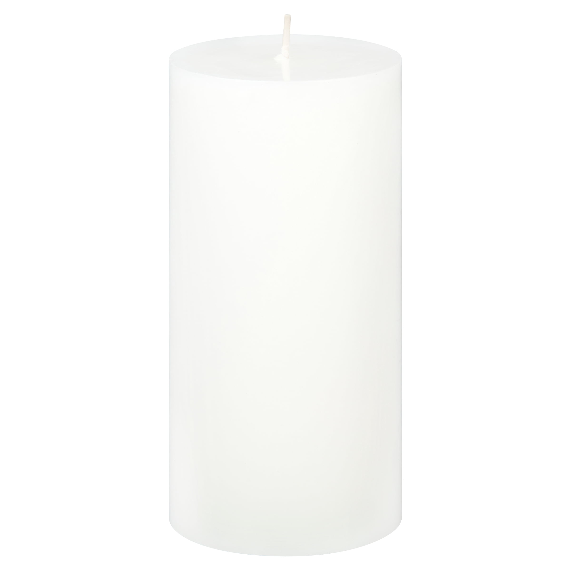 Mainstays Unscented Pillar Candle, White, 3 in x 6 in