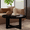 Black, variant on "East at Main Natural Wood Modern Round X-Frame Coffee Table, 36"" Diameter x 18"" Height"