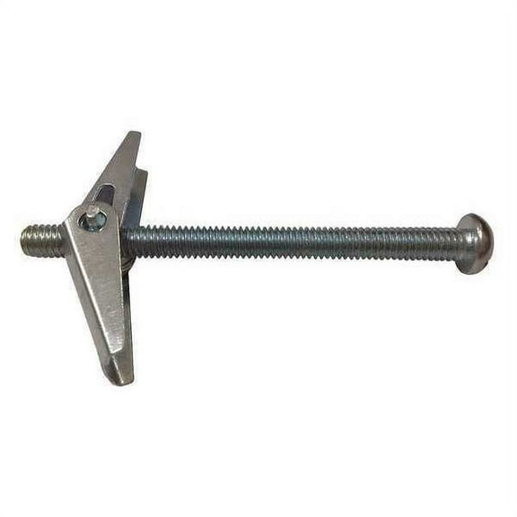 1 PK ZoroSelect Toggle Bolt, 4" L, Steel, 50 PK