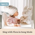 thumbnail image 3 of Baby GUND Flora the Bunny Animated Plush, Singing Stuffed Animal Toy for Ages 0 and Up, Cream, 12" (Styles May Vary), 3 of 6