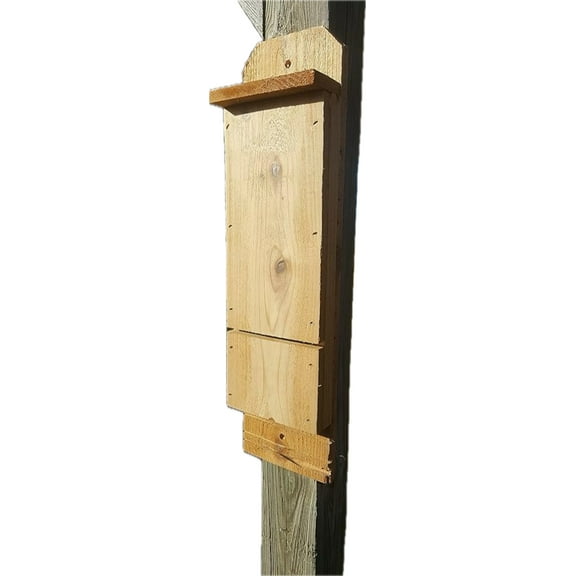Small Single Chamber Cedar Bat House, 20", Bird Houses by Mark, Made in USA