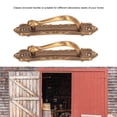 thumbnail image 4 of Manija De Puerta De Granero, Manijas De Puerta De Madera Montadas En Superficie, 2 Piezas, Fáciles De Instalar Para Armarios, Estanterías De Puerta, 4 of 7