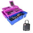 thumbnail image 3 of Caja Multiusos Vanity Rosa/azul Con Candado De Combinación, 3 of 3