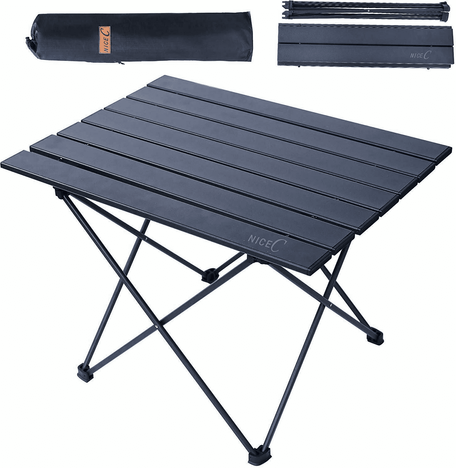Aluminum Compact Desk for Camping Hiking Travel with Carry Bag Outdoor Folding Picnic Table SOVIGOUR Lightweight Portable Camping Table