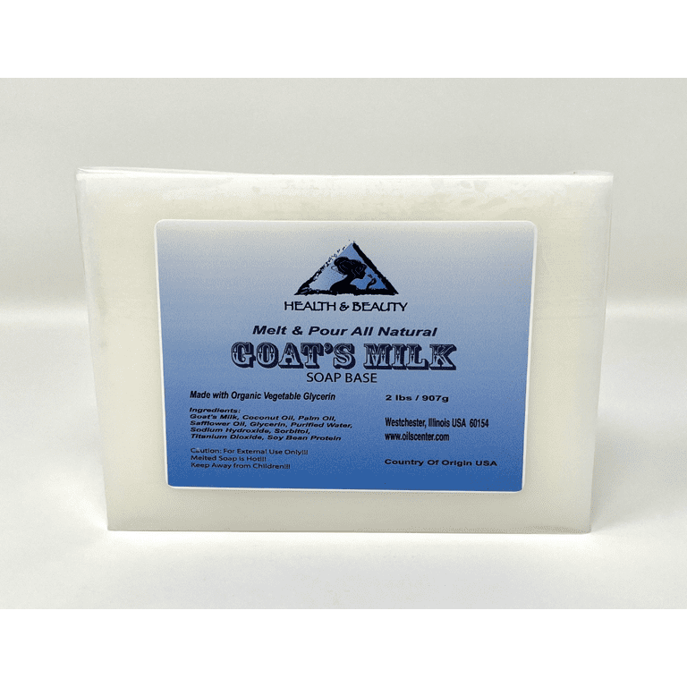 10 LB - GOATS MILK Soap Base by Velona, SLS/SLES free, Melt and Pour